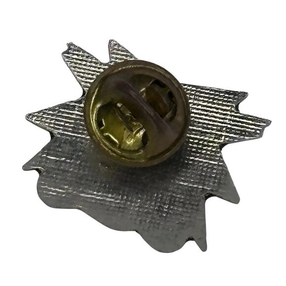 US ARMY Gold Yellow CCC Skull Enamel Pin Vintage - Picture 7 of 10